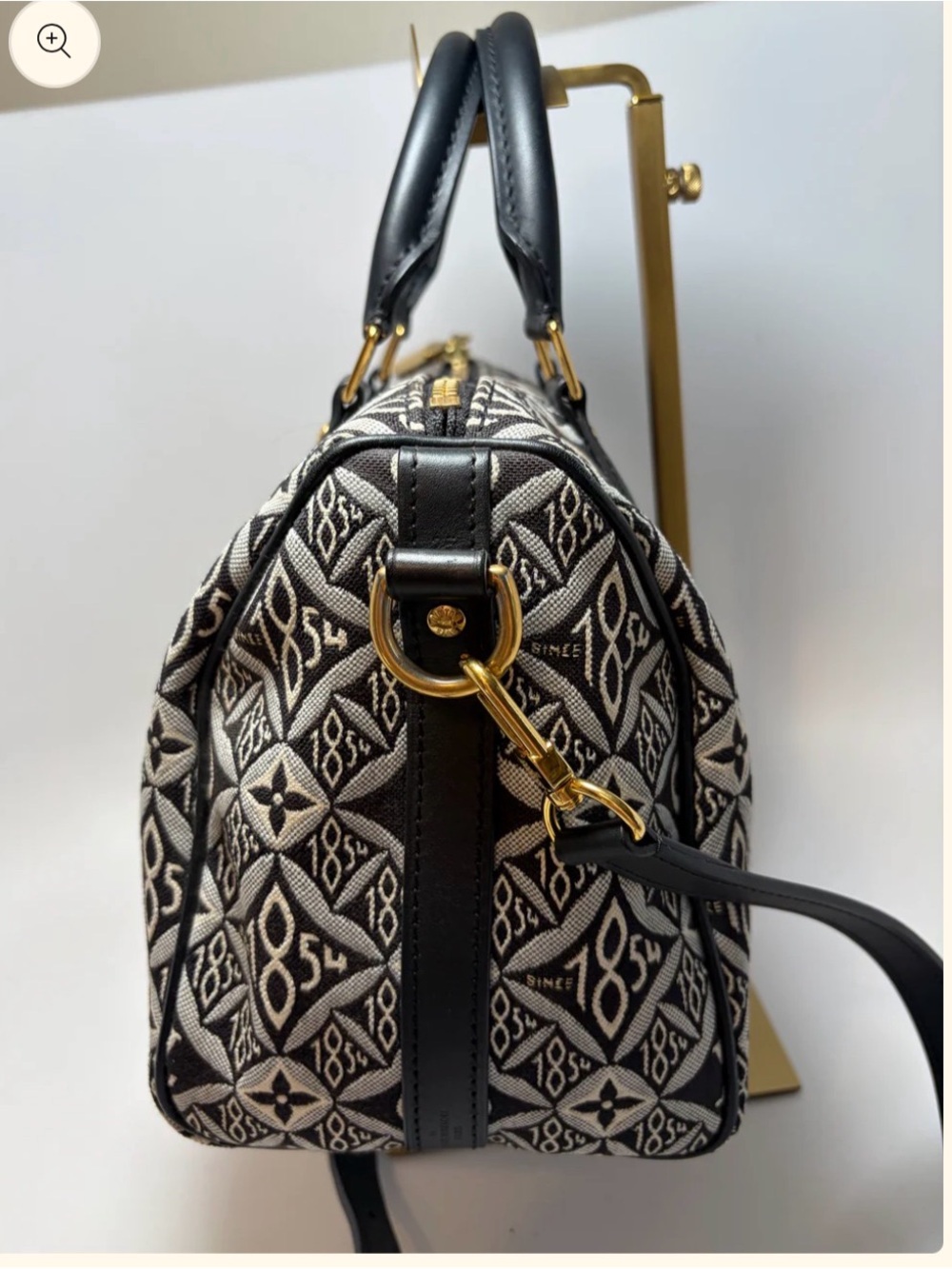 Authentic: Louis Vuitton Speedy 25 Bandoulière 1854 Monogram Jacquard - Picture 8 of 13